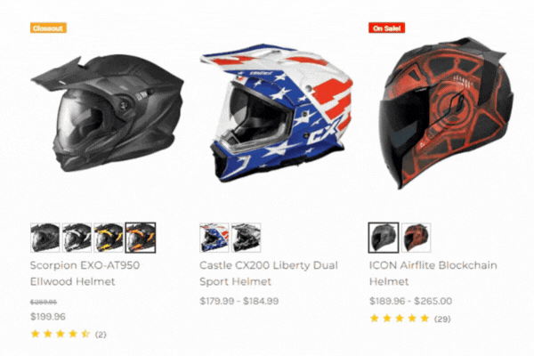 Swatch Options on Category Page