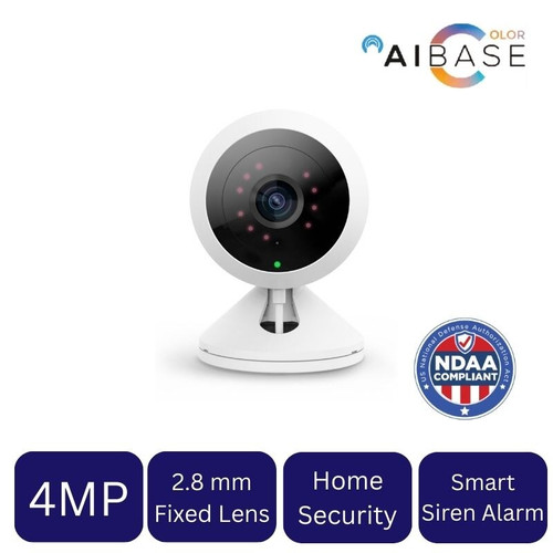 4MP Indoor 2.4/5GHz WiFi Camera (CAM-IP3414-AI-WIFI)
