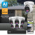 AI POWERED Sentinel Turret 4K Wired 8CH NVR PoE, 6 Metal Cameras