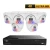 8CH 4K Active Deterrence Full Color Fixed Lens IP Turret Camera Kit