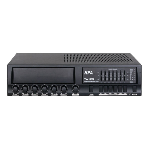 HPA 120W 7-band graphic EQ Mixer Amplifier (AUDIO-HPA-TA120)