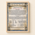 Personalised scroll-style Day You Were Born certificate displayed in a pale beech frame