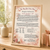 The Day You Were Born Certificate Baby Girl Pink in a beech frame