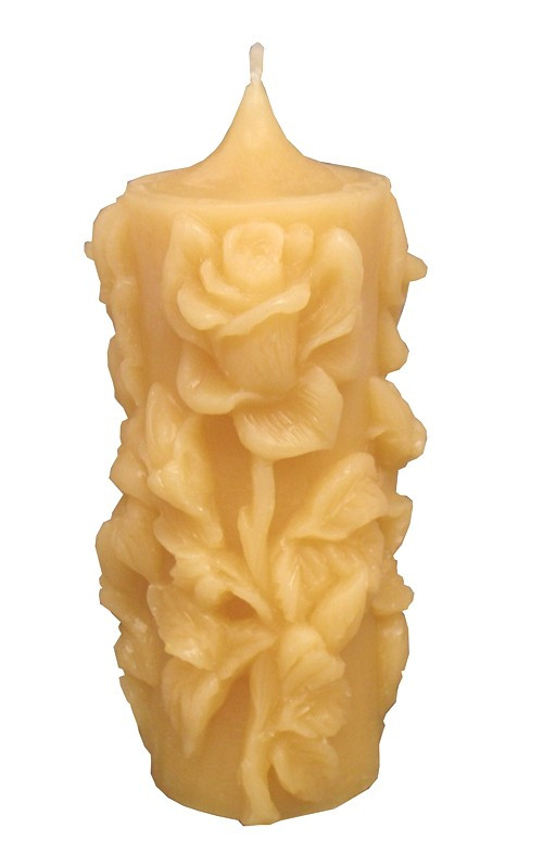 Candles & Holders Home Décor Rose beeswax candle