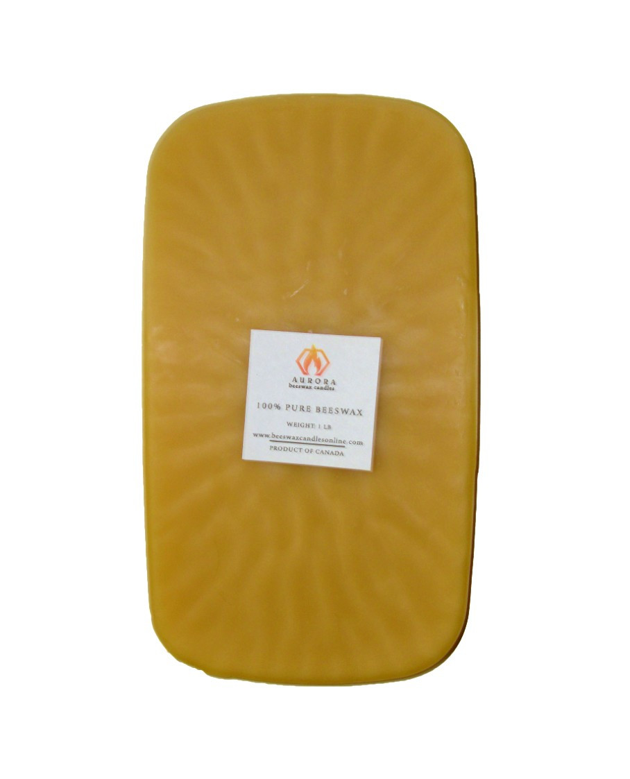100 Pure Beeswax (1 pound) Aurora Beeswax Candles