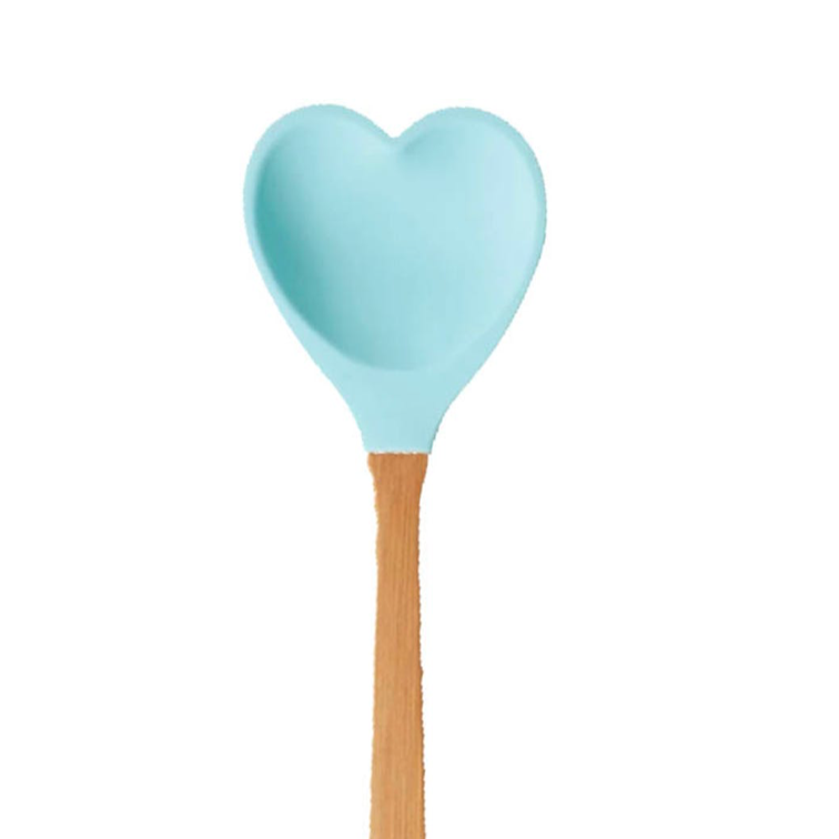 Mestolo cuore silicone rosa