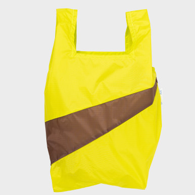 Shopping Bag M Verde Acido-Cioccolato -  - Le Conturbanti Concept Store