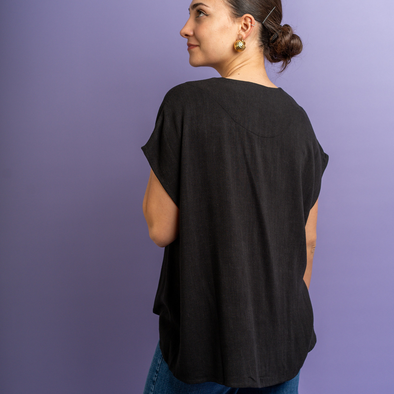 Blusa Incrocio Nero -  - Le Conturbanti Concept Store