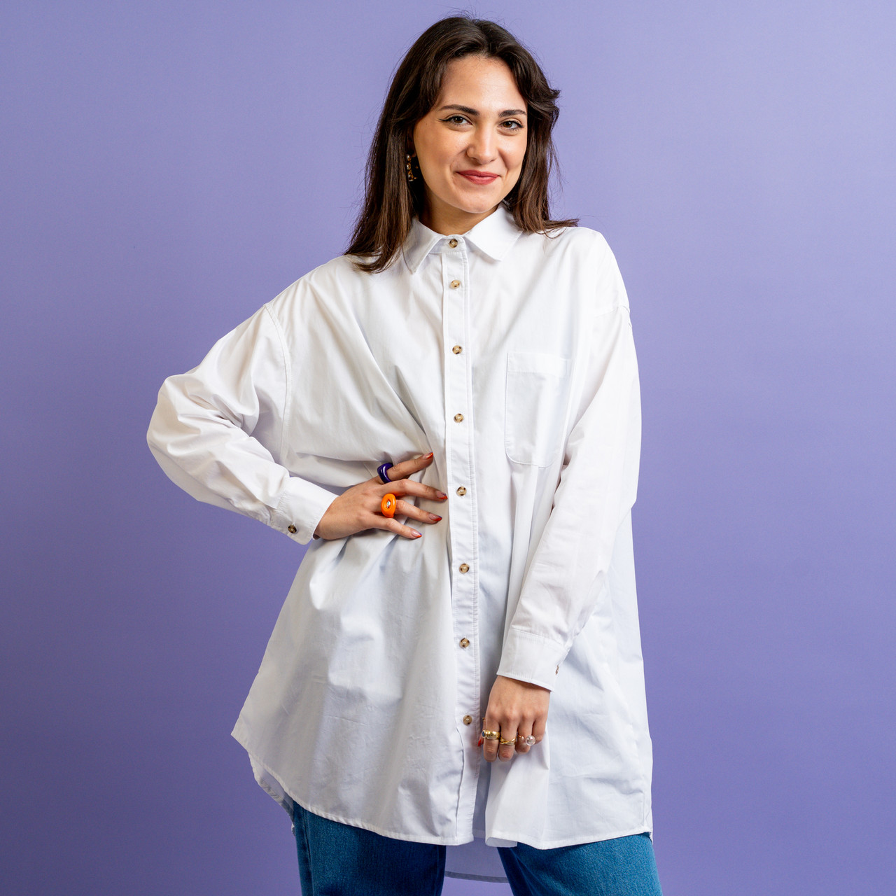 Camicia oversize bianca -  - Le Conturbanti Concept Store