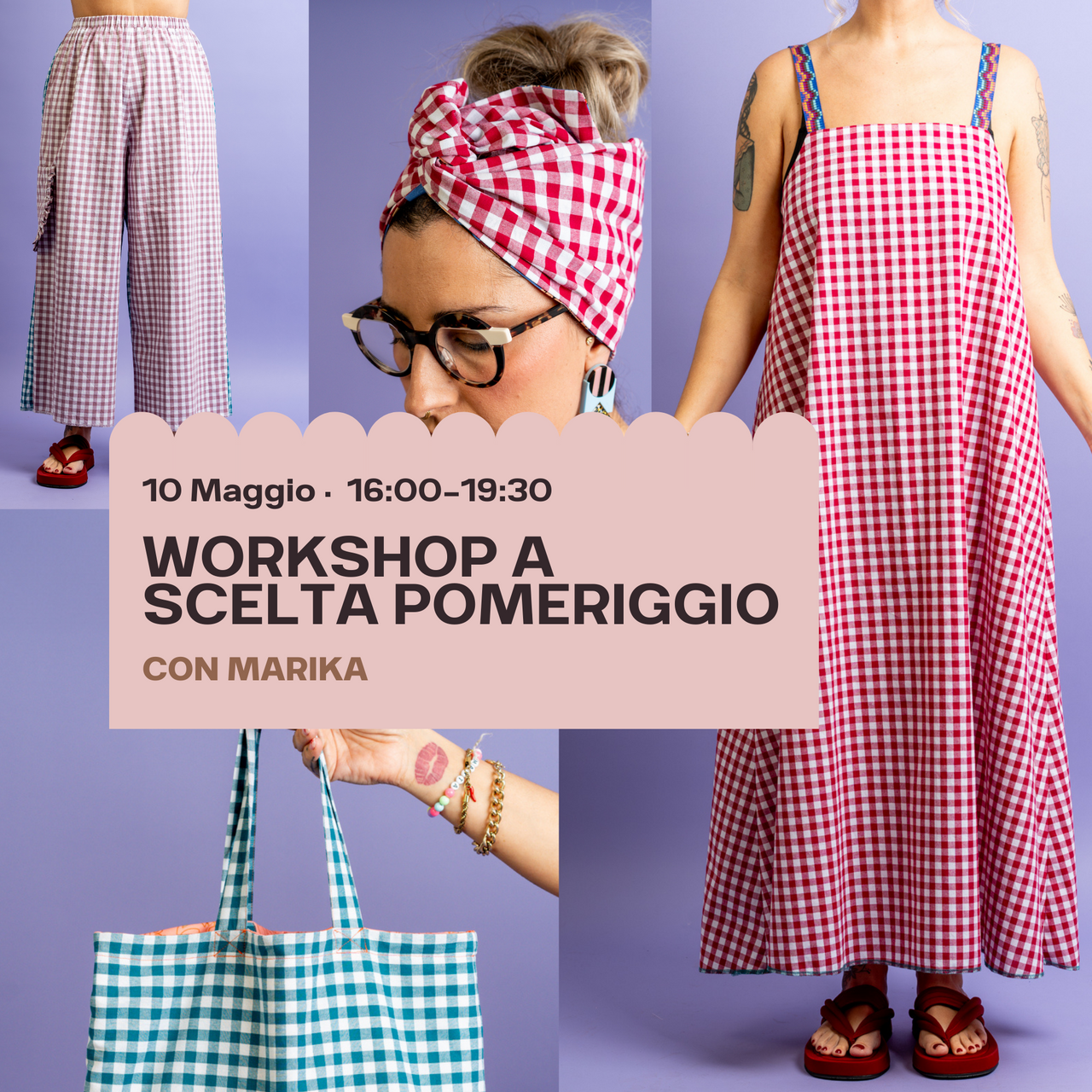 Workshop a scelta 10 Maggio pomeriggio -  - Le Conturbanti Concept Store