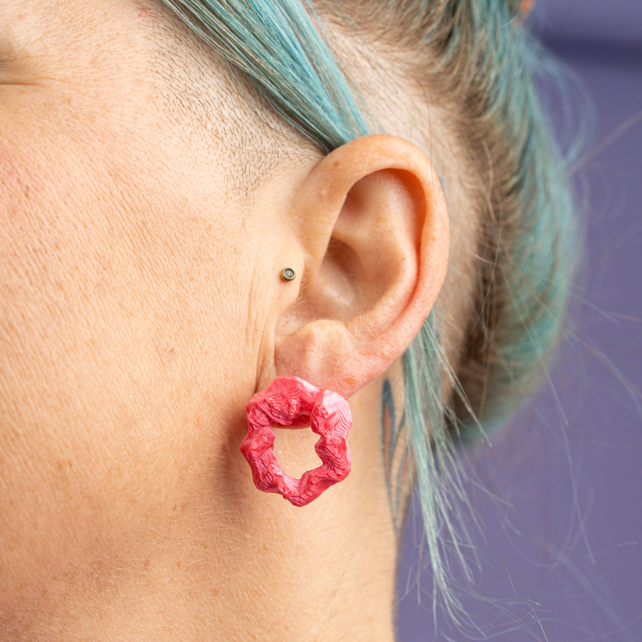 Orecchino scrunchie rosa -  - Le Conturbanti Concept Store