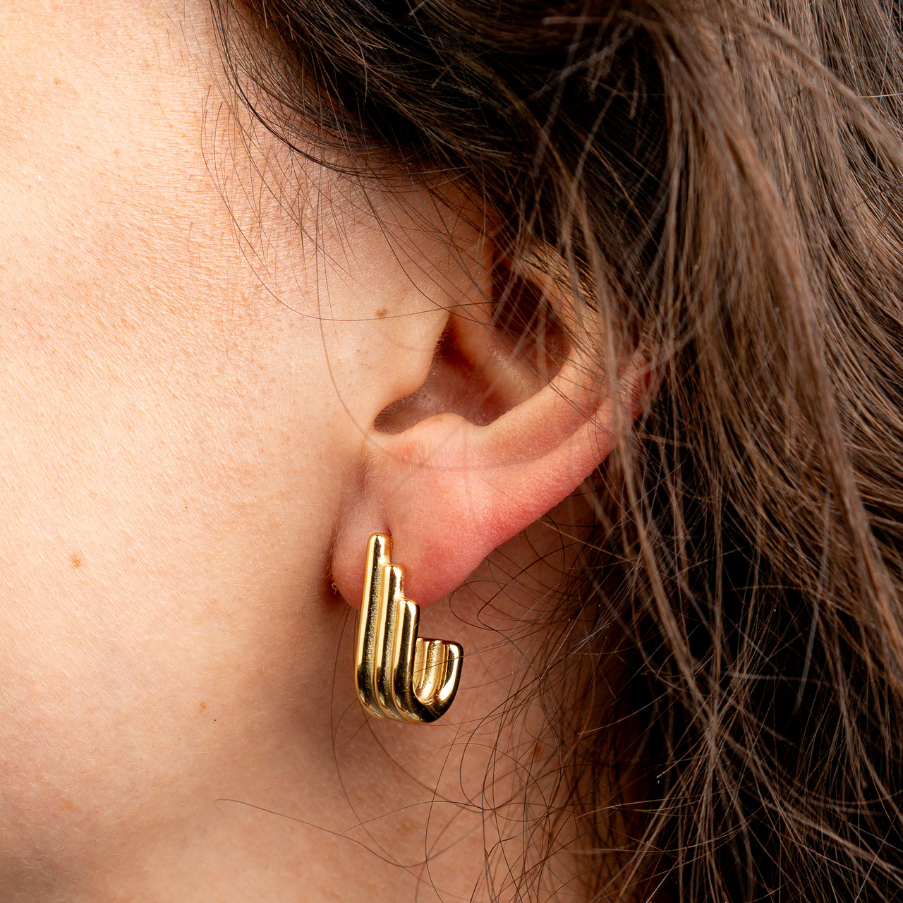 Orecchini tris geometrico -  - Le Conturbanti Concept Store