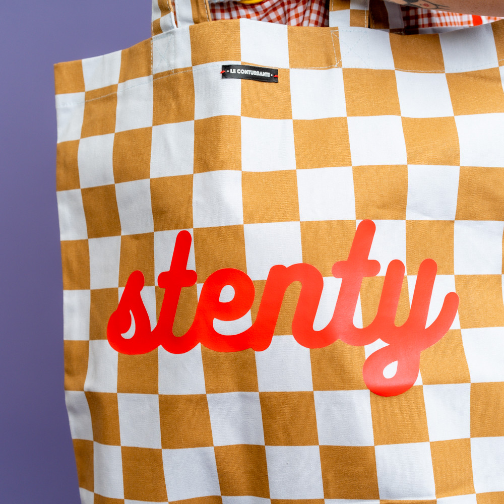 Tote bag azzurra stenty -  - Le Conturbanti Concept Store