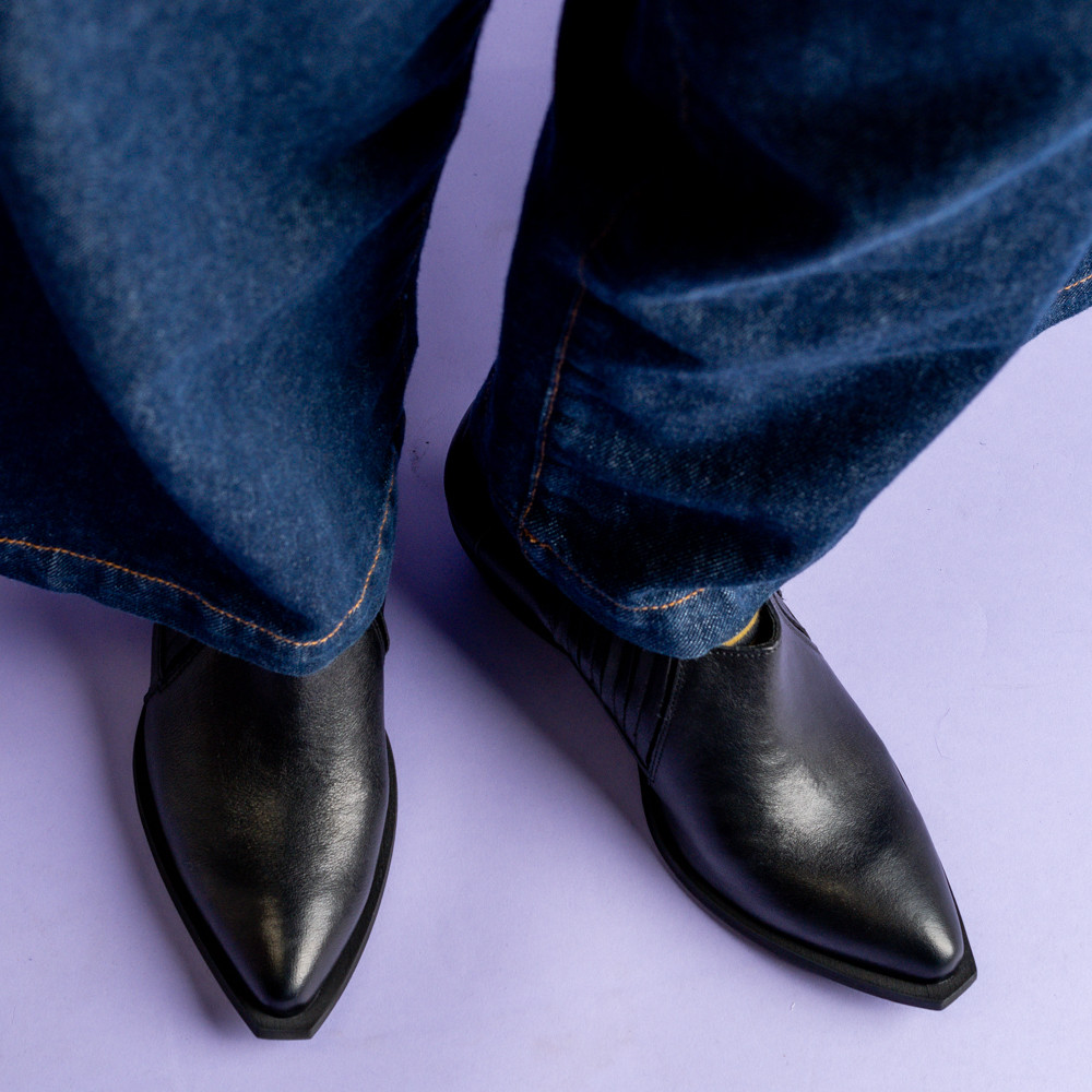 Texano basso nero -  - Le Conturbanti Concept Store