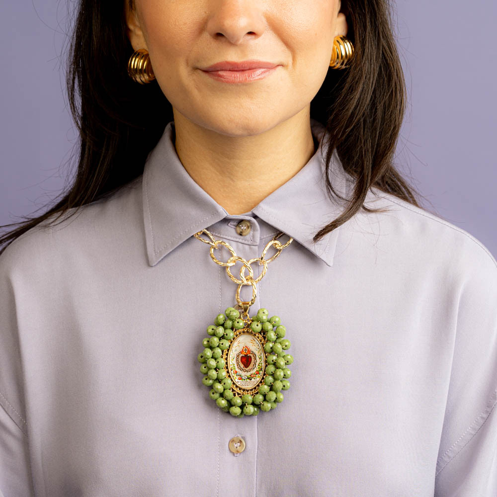 Collana della Madonna XXL Verde -  - Le Conturbanti Concept Store
