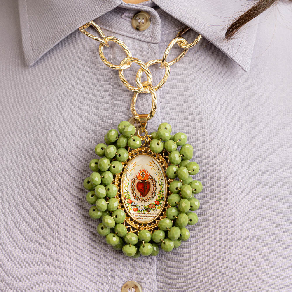 Collana della Madonna XXL Verde -  - Le Conturbanti Concept Store