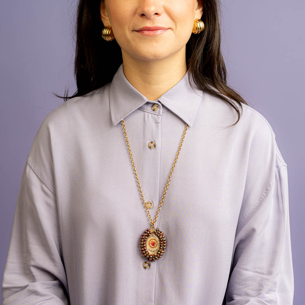 Collana della Madonna M Magenta -  - Le Conturbanti Concept Store