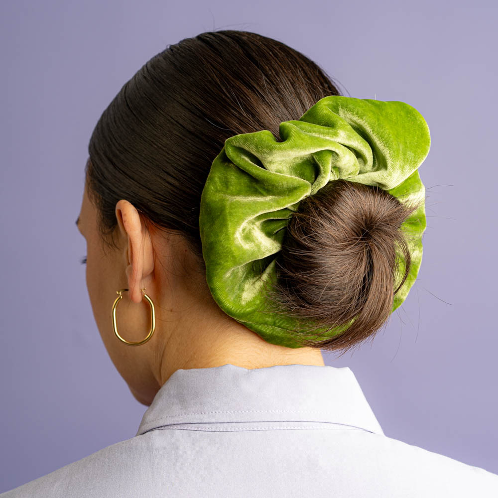 Scrunchie velluto verde -  - Le Conturbanti Concept Store