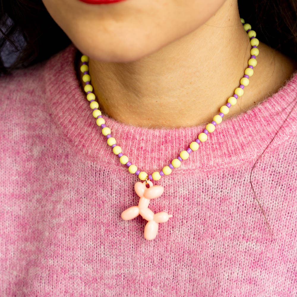 Collana charm palloncino pesca -  - Le Conturbanti Concept Store