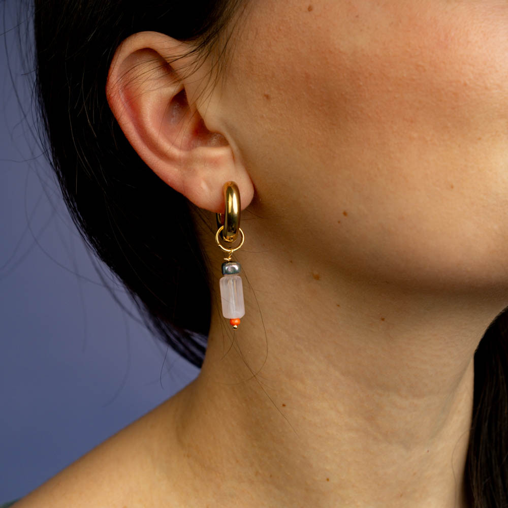 Orecchini pendente rosa -  - Le Conturbanti Concept Store