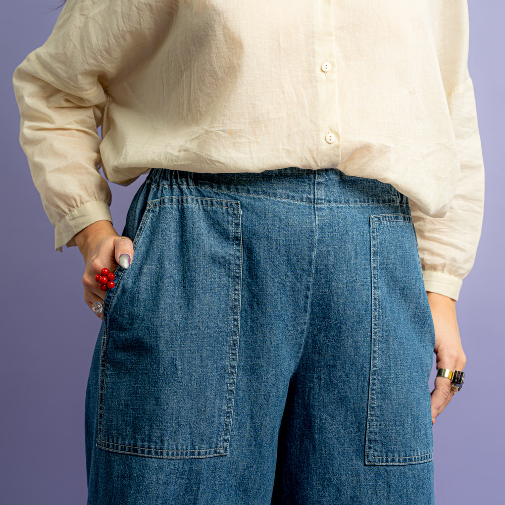 Jeans leggeri con tasconi -  - Le Conturbanti Concept Store