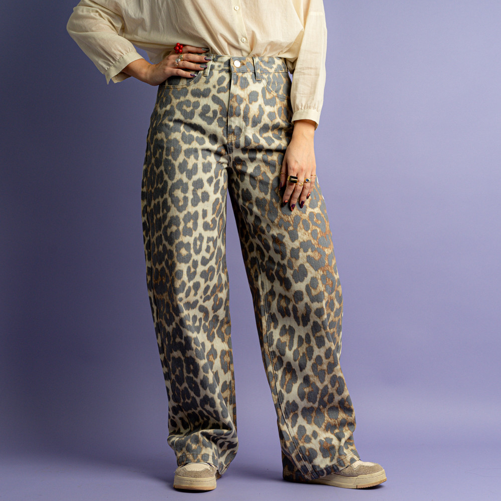 Jeans baggy leopardati -  - Le Conturbanti Concept Store