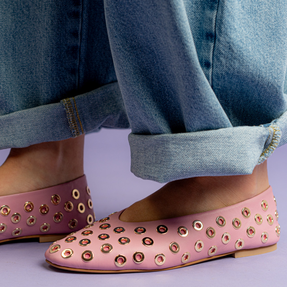 Ballerine con borchie rosa -  - Le Conturbanti Concept Store