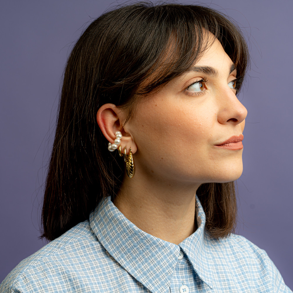 Ear cuff perle -  - Le Conturbanti Concept Store
