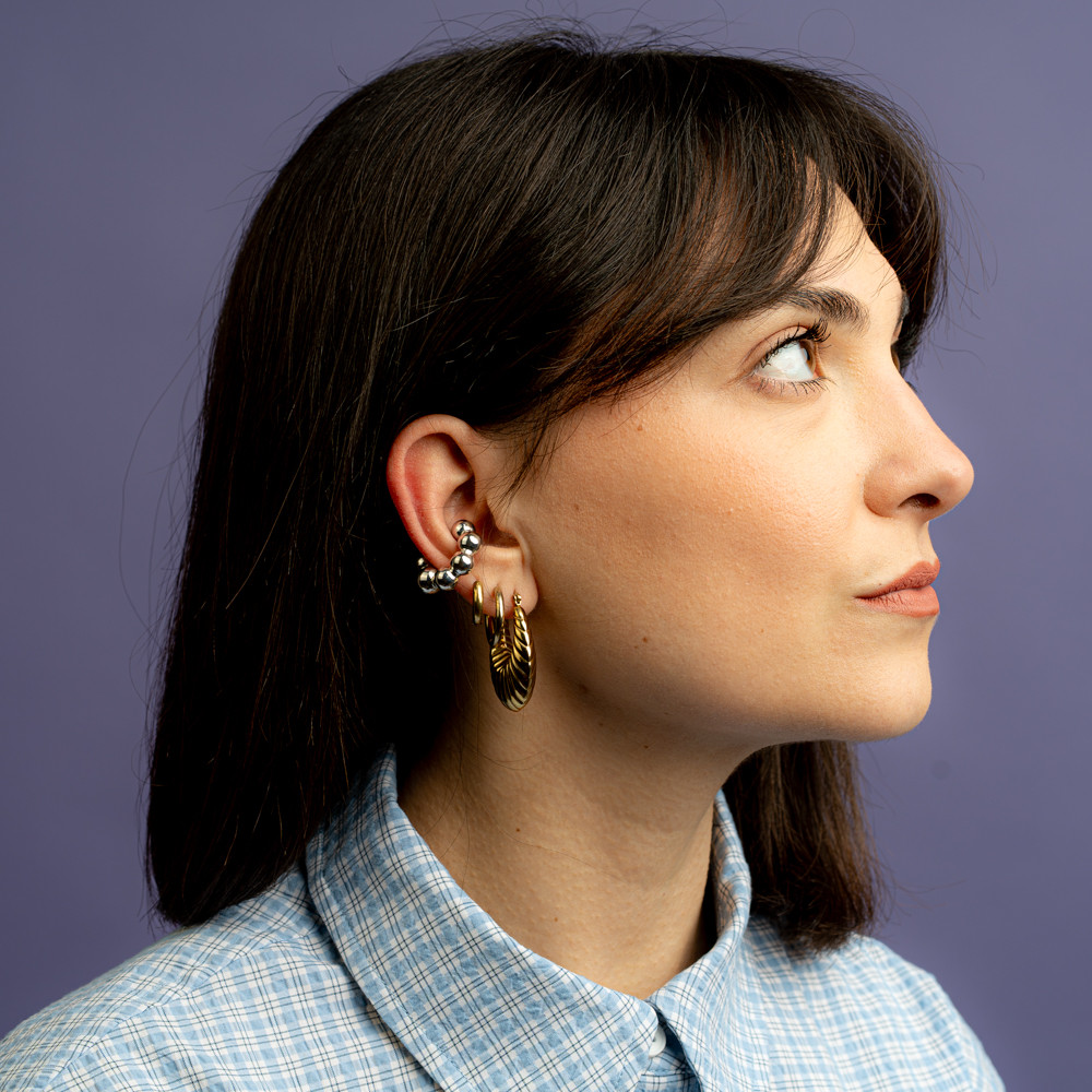 Ear cuff perle argento -  - Le Conturbanti Concept Store