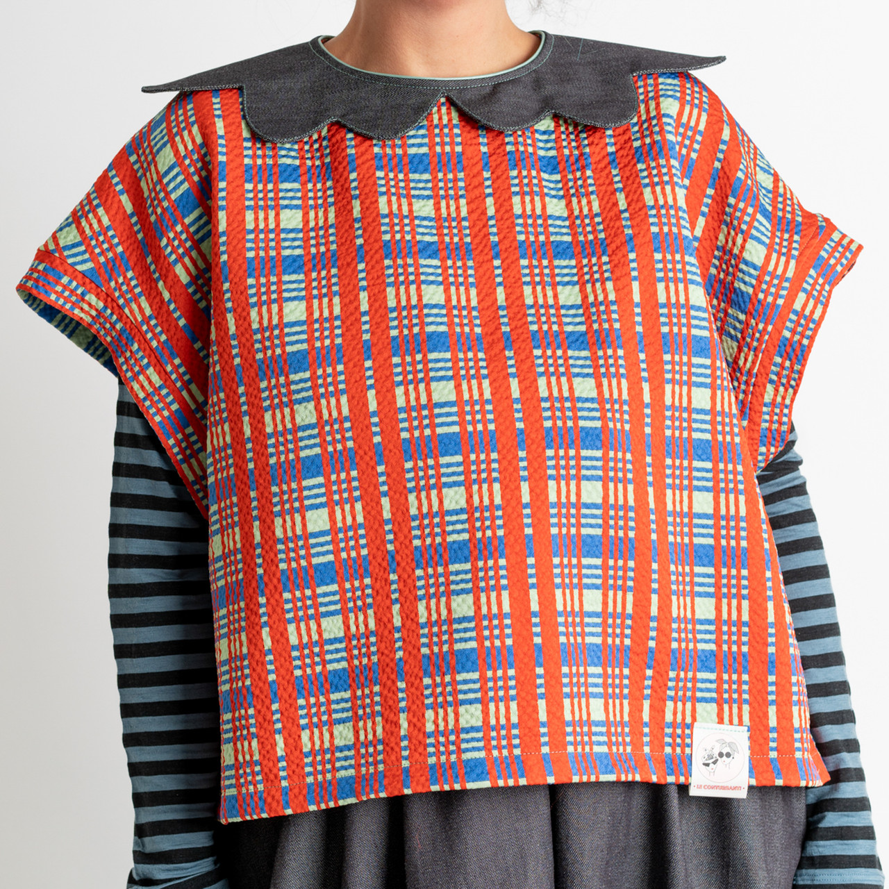 Blusa Check Rosso -  - Le Conturbanti Concept Store