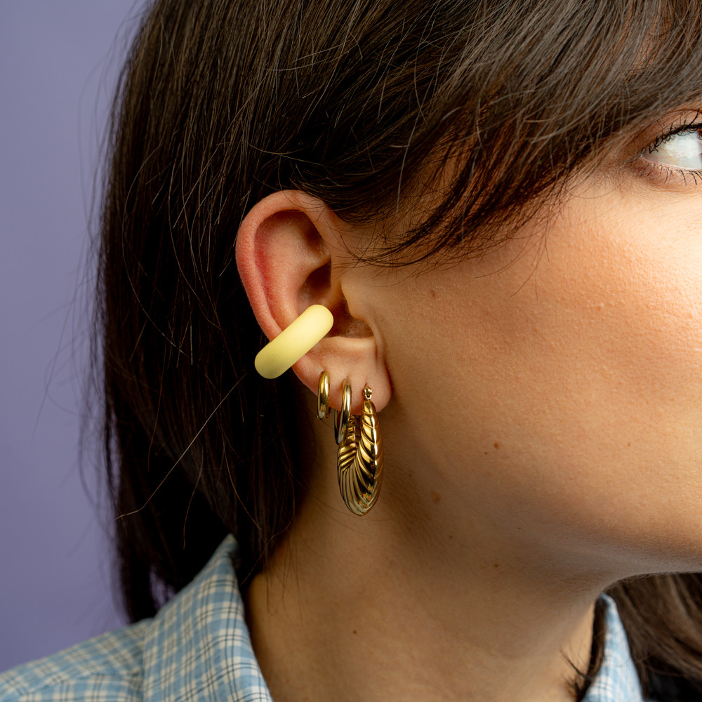 Ear cuff giallo -  - Le Conturbanti Concept Store
