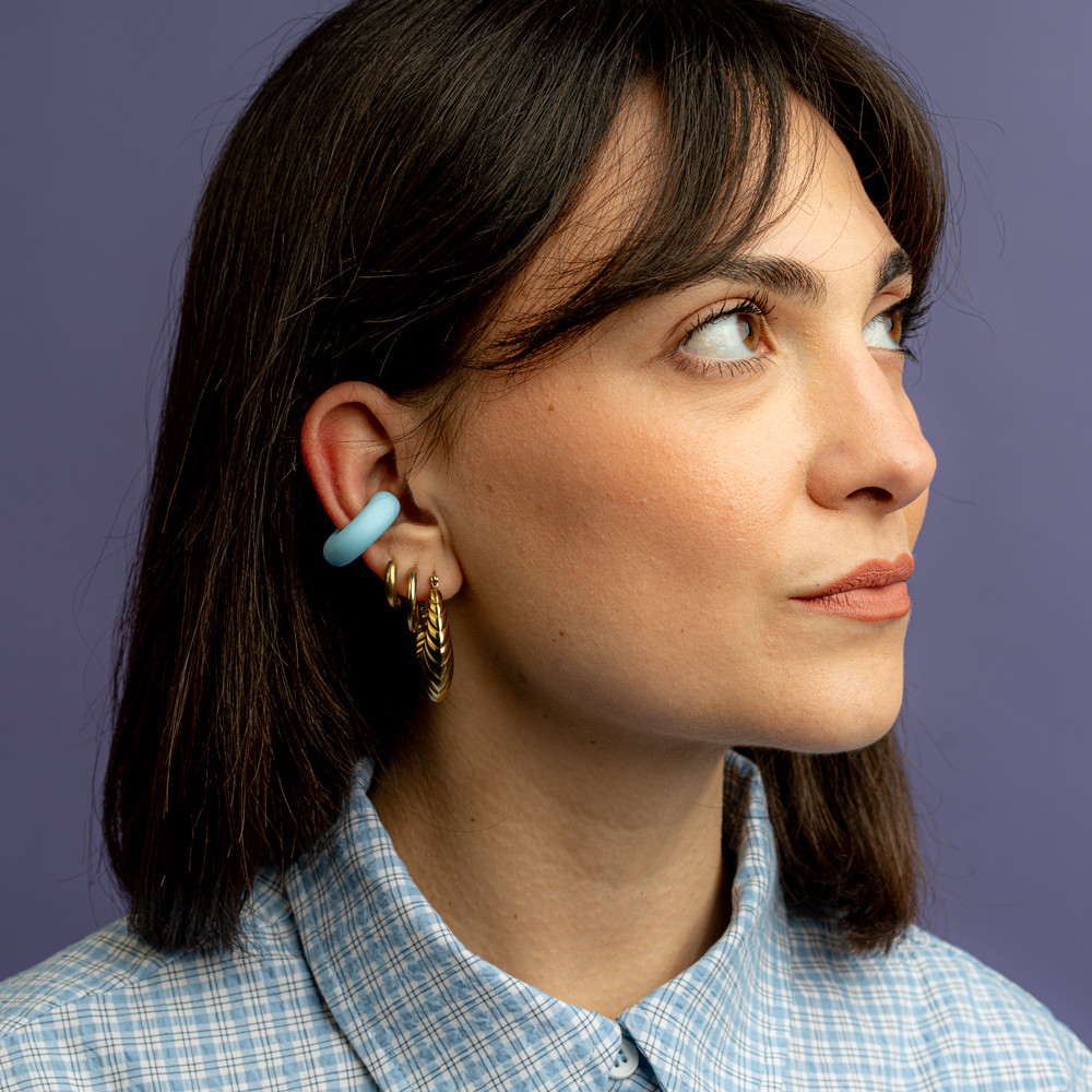 Ear cuff azzurro -  - Le Conturbanti Concept Store