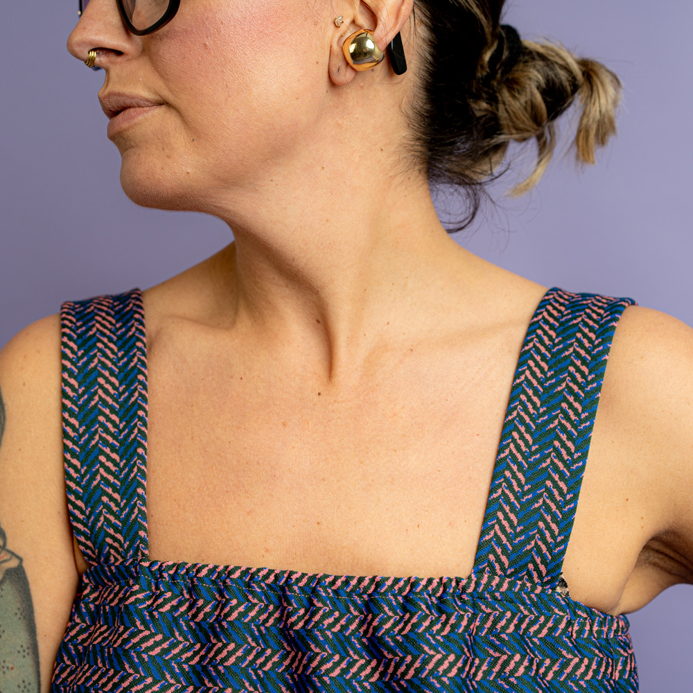 Top in fantasia spigata -  - Le Conturbanti Concept Store