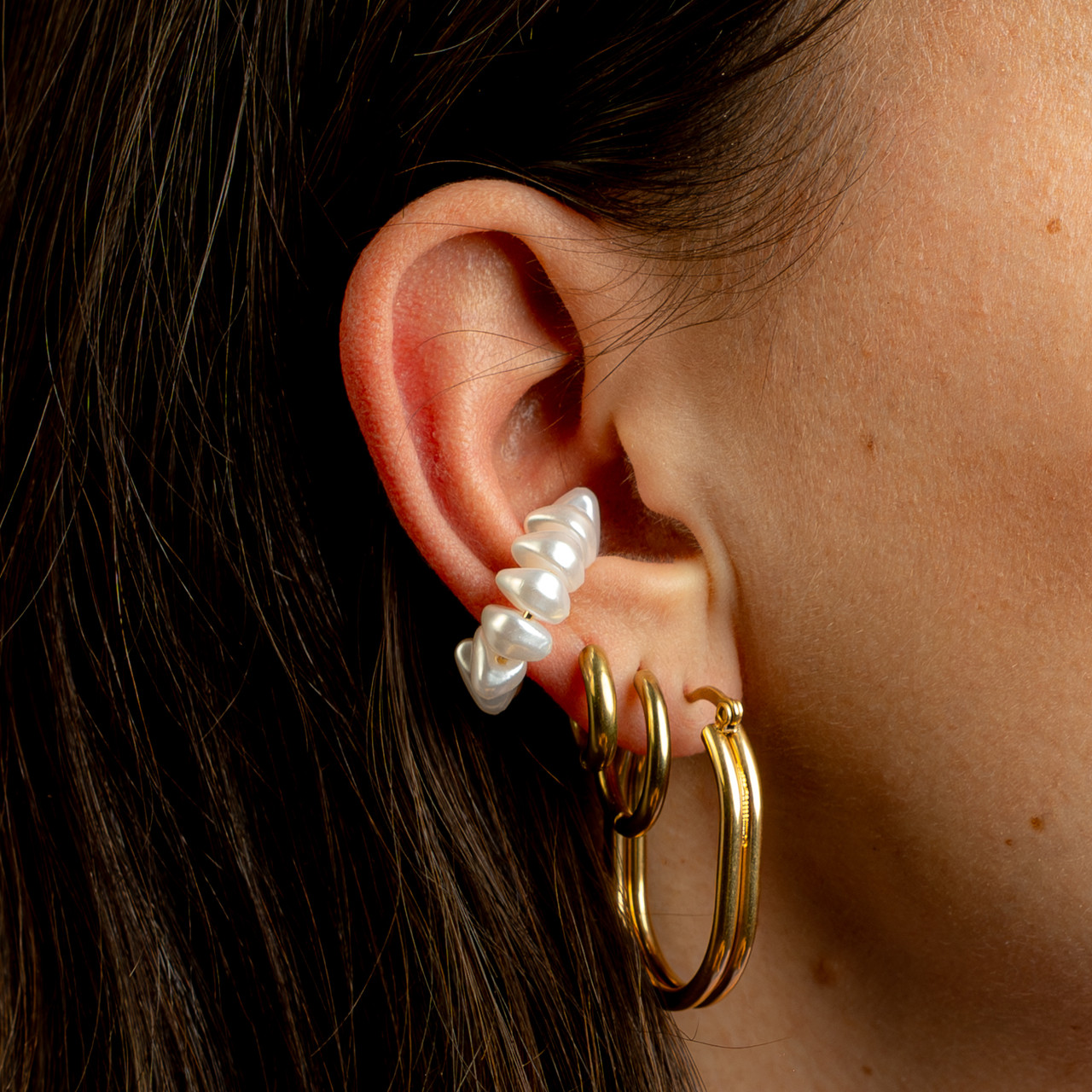 Ear cuff perle irregolari -  - Le Conturbanti Concept Store