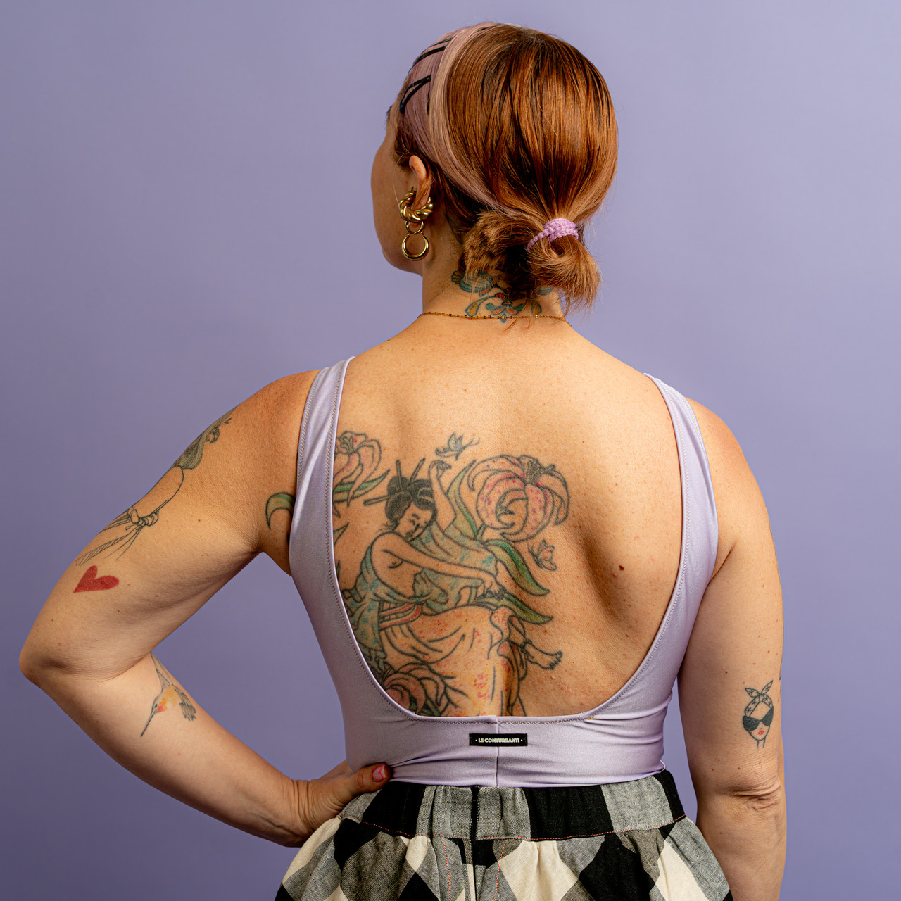 Body cuoricini lilla -  - Le Conturbanti Concept Store