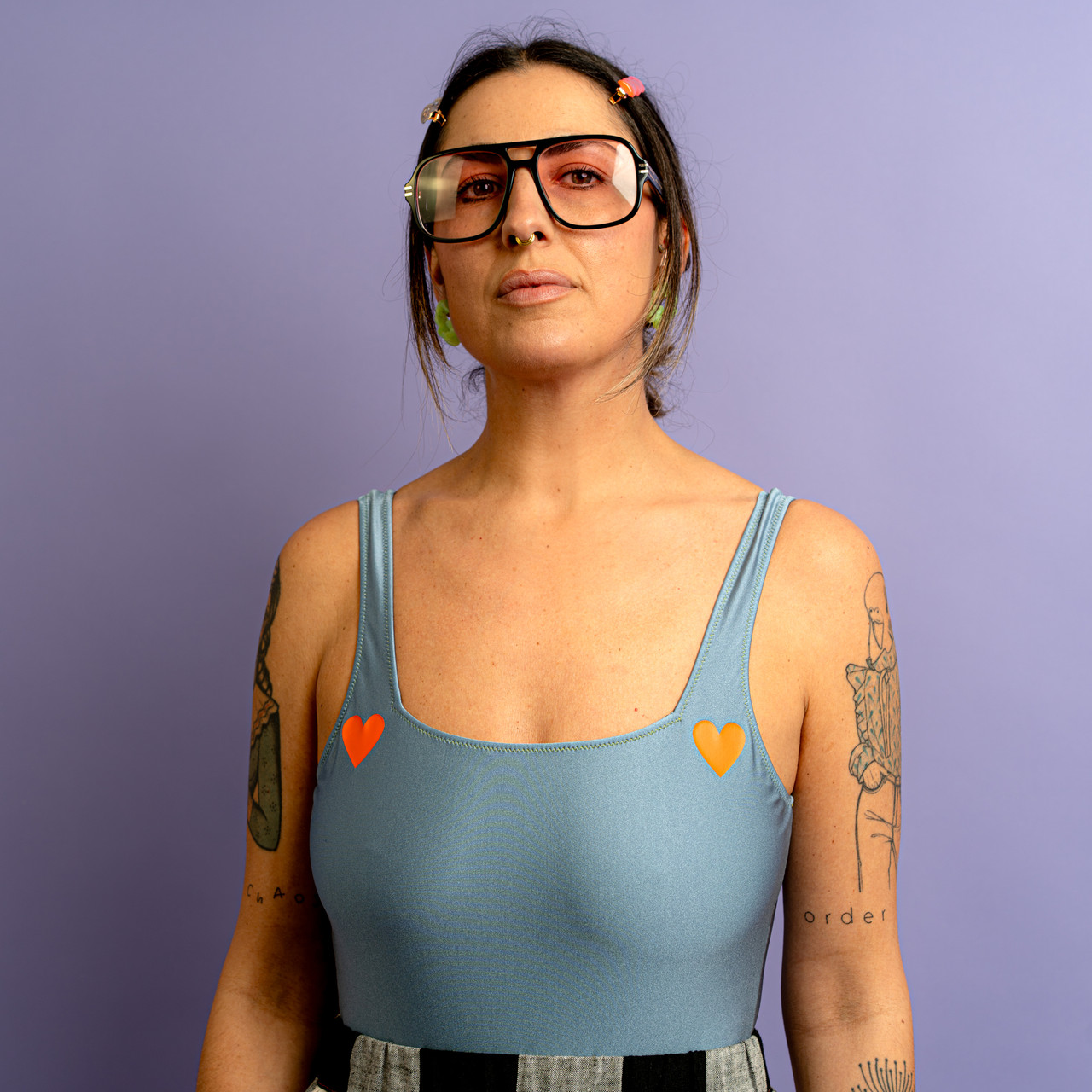 Body cuoricini azzurro -  - Le Conturbanti Concept Store