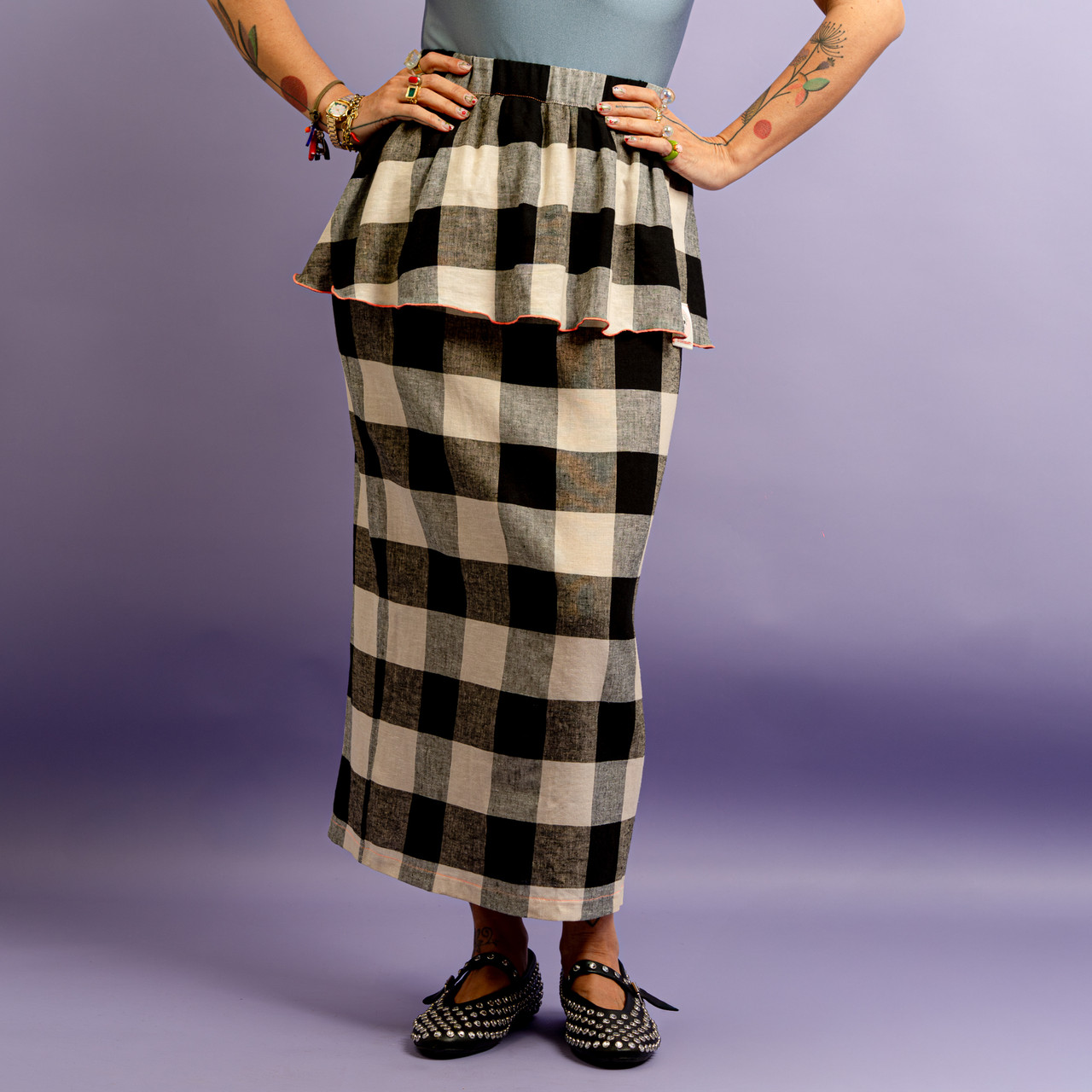 Gonna maxi quadro -  - Le Conturbanti Concept Store