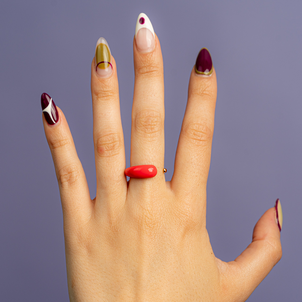 Anello goccia rosso -  - Le Conturbanti Concept Store