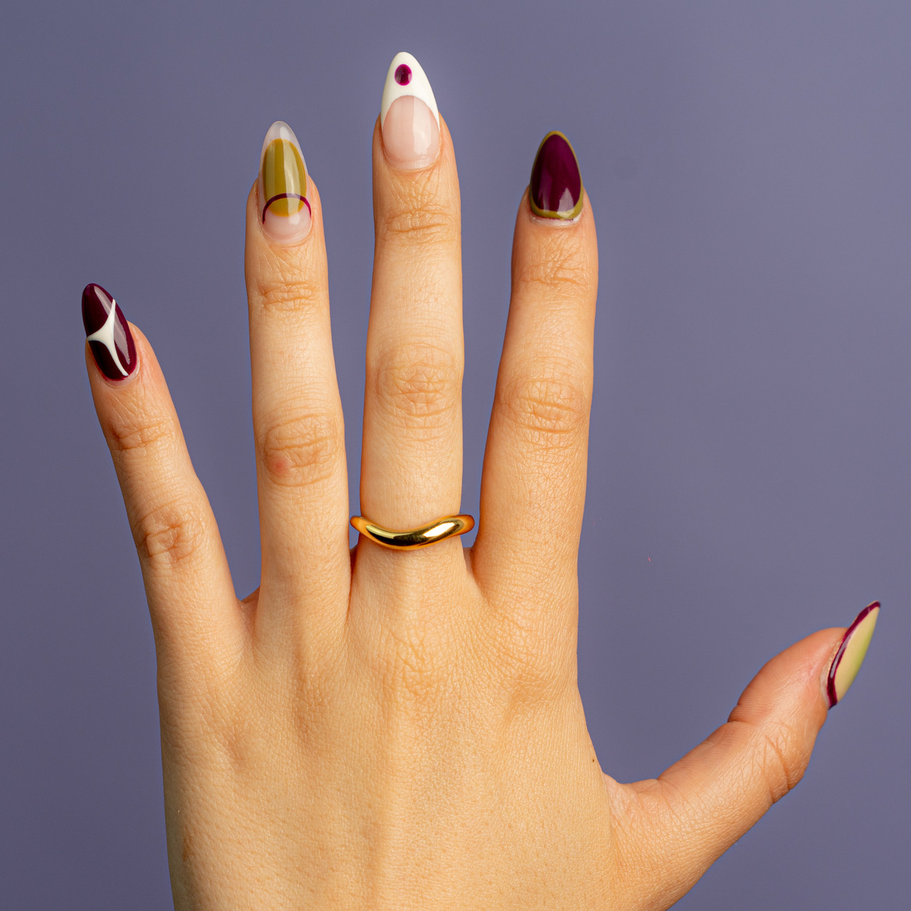 Anello fedina ondulata -  - Le Conturbanti Concept Store