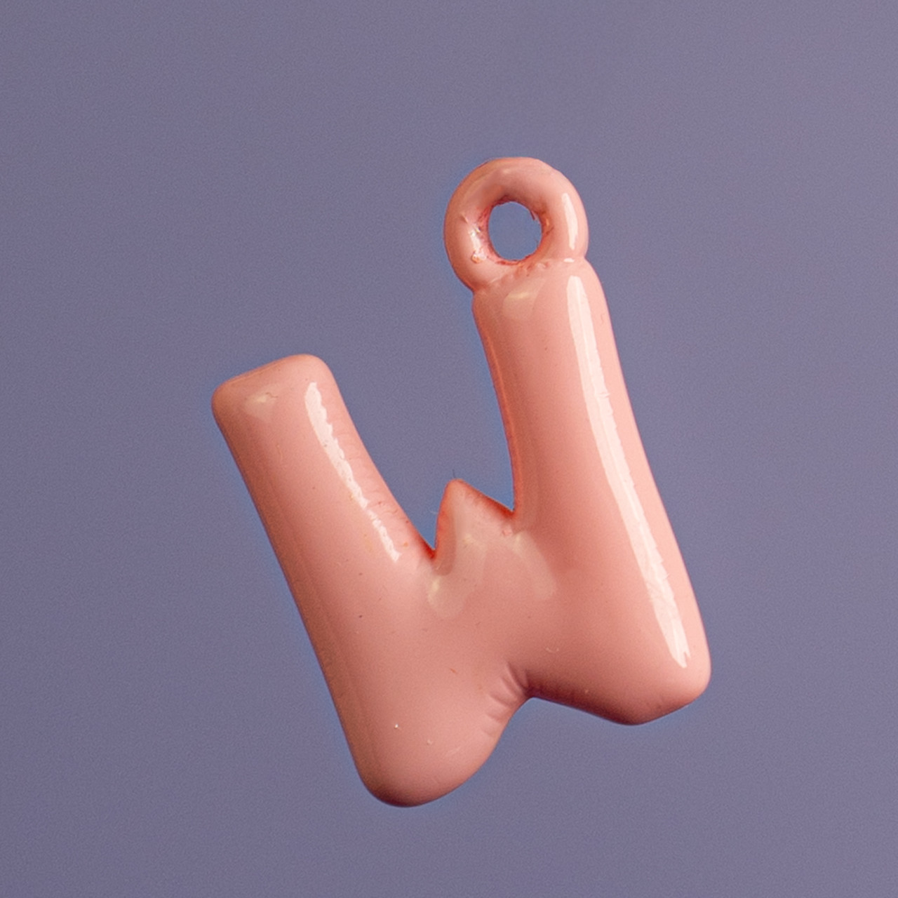 Charm lettere colorate 2.0 - W rosa - Le Conturbanti Concept Store