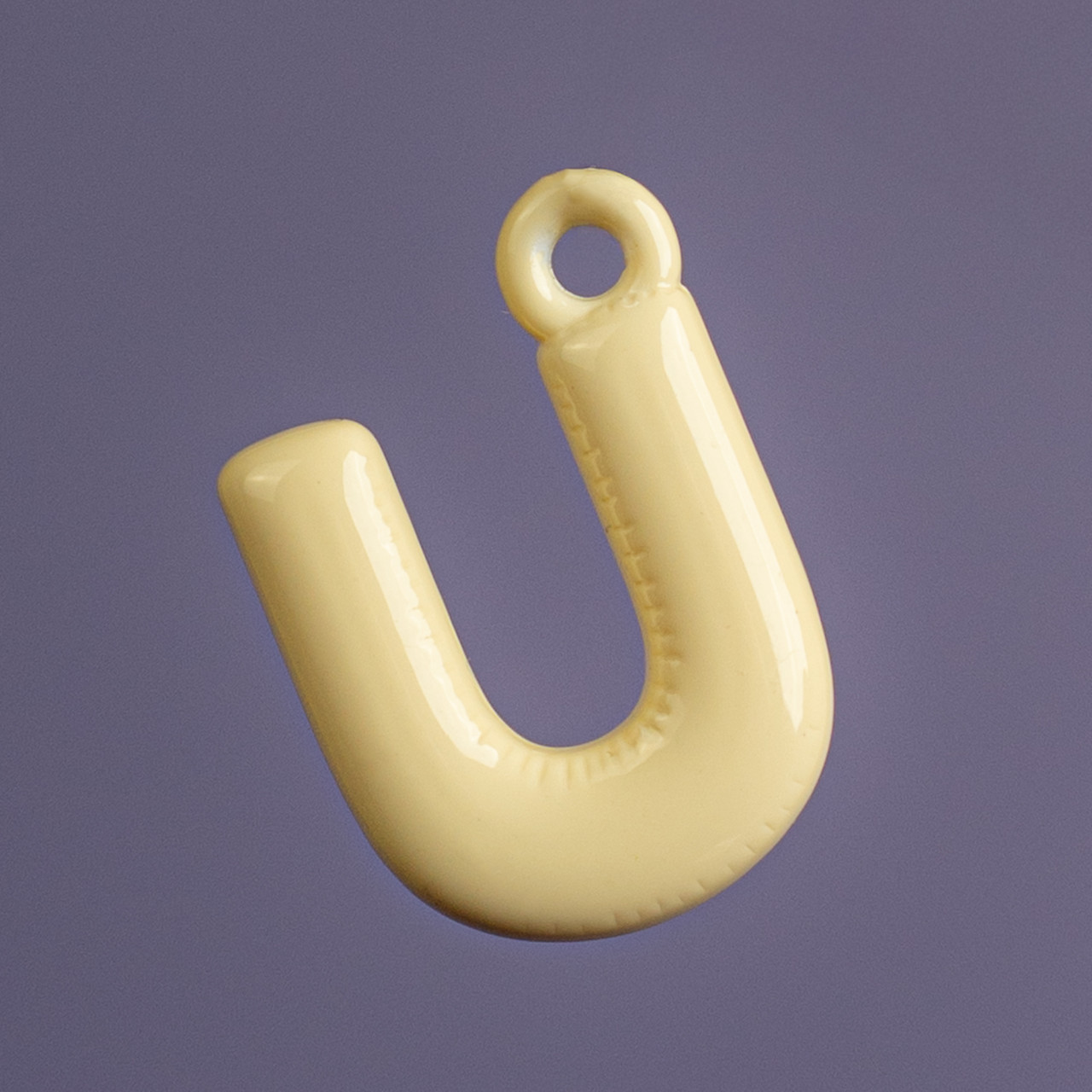 Charm lettere colorate 2.0 - U crema - Le Conturbanti Concept Store