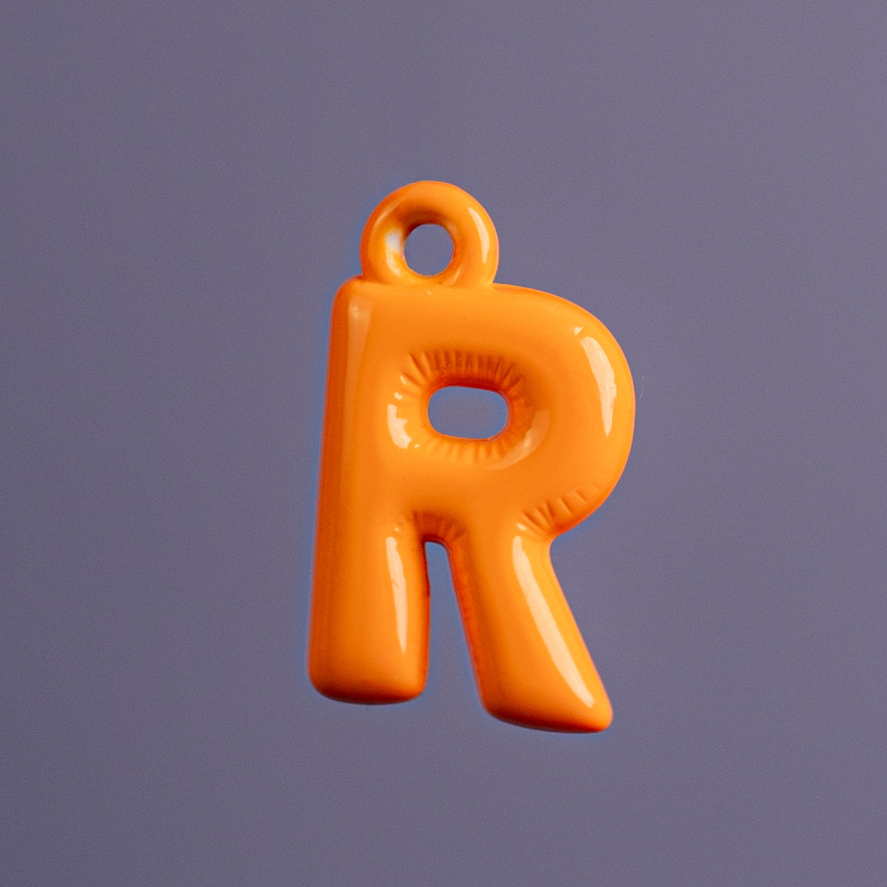 Charm lettere colorate 2.0 - R arancione - Le Conturbanti Concept Store