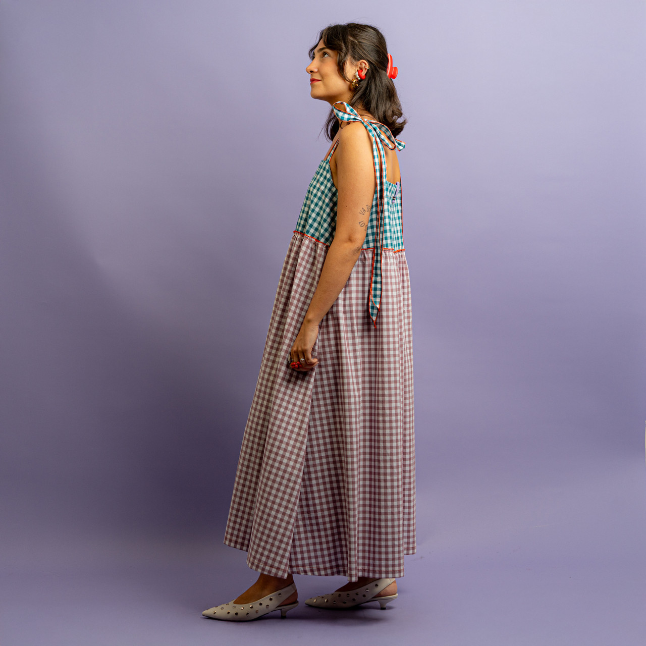 Abito fiocco picnic ottanio -  - Le Conturbanti Concept Store