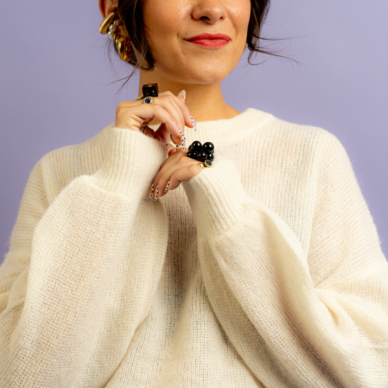 Maglione morbido bianco panna -  - Le Conturbanti Concept Store
