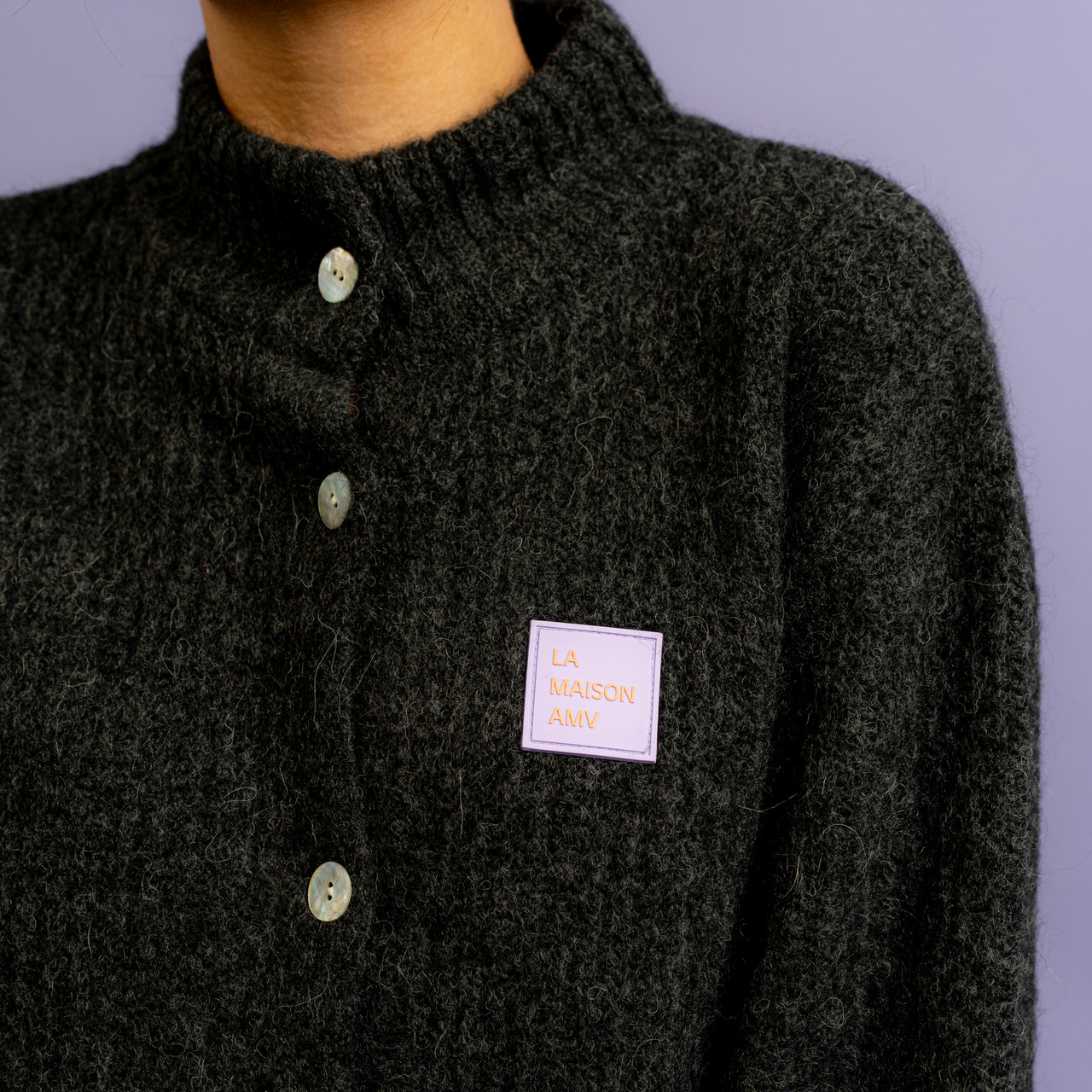 Cardigan corto antracite -  - Le Conturbanti Concept Store