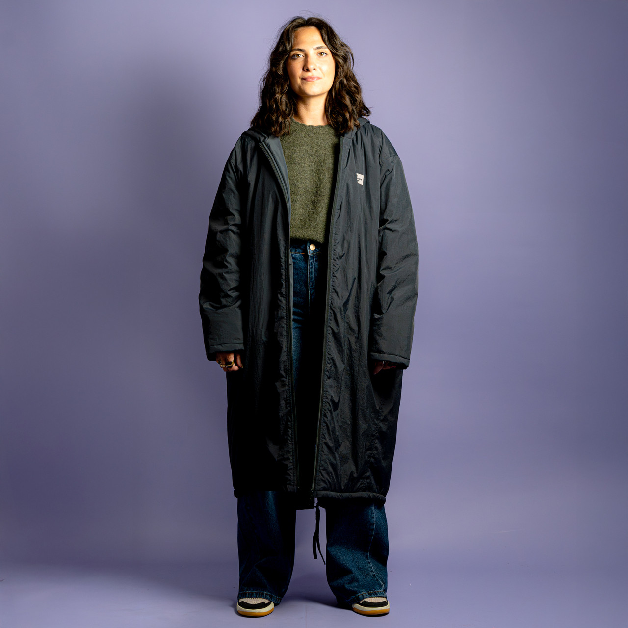 Piumino lungo nero -  - Le Conturbanti Concept Store
