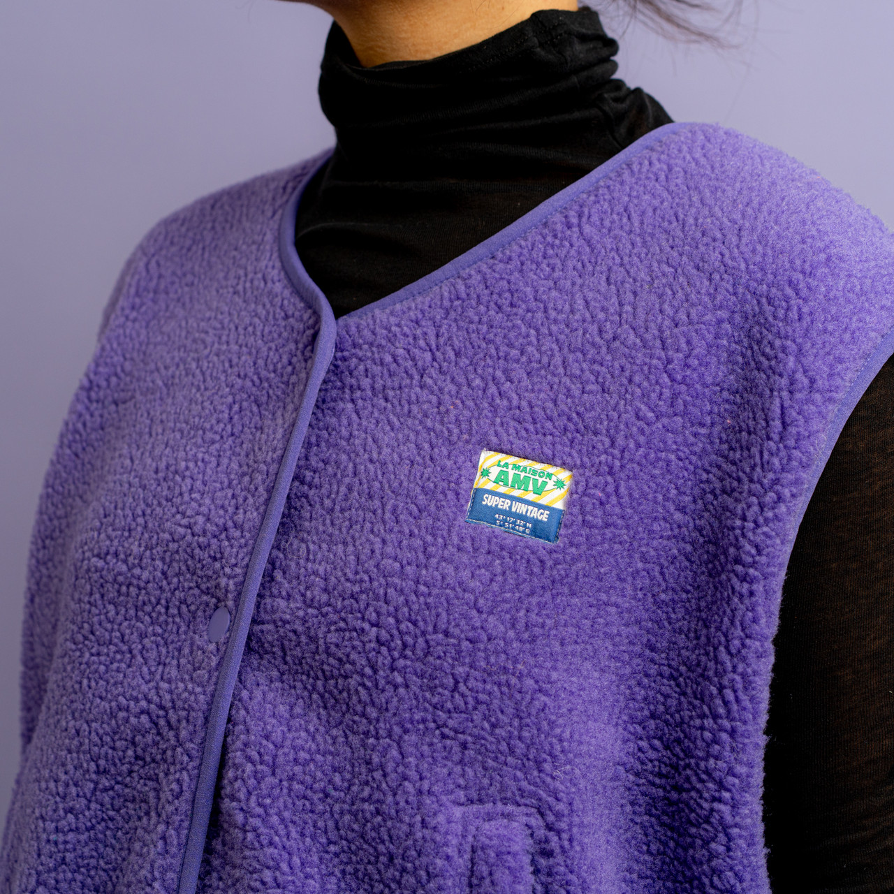 Gilet sherpa viola -  - Le Conturbanti Concept Store