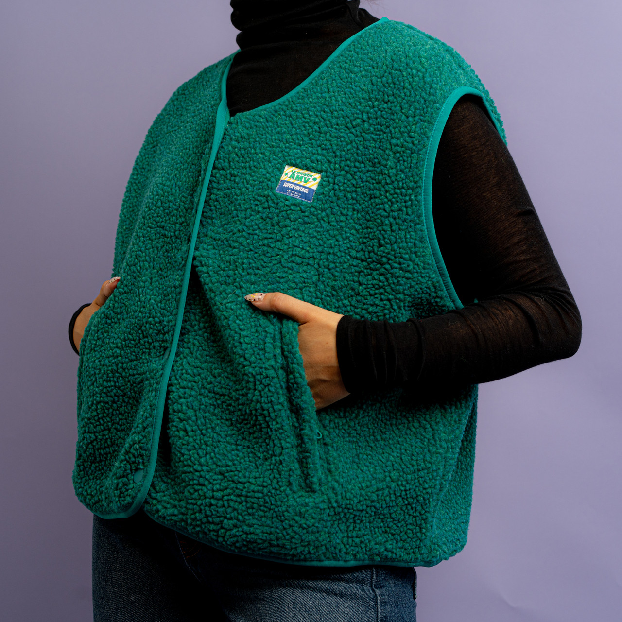 Gilet sherpa verde -  - Le Conturbanti Concept Store