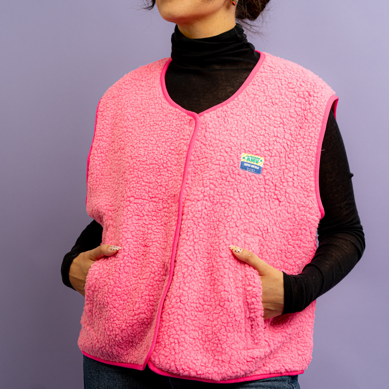 Gilet sherpa fucsia -  - Le Conturbanti Concept Store