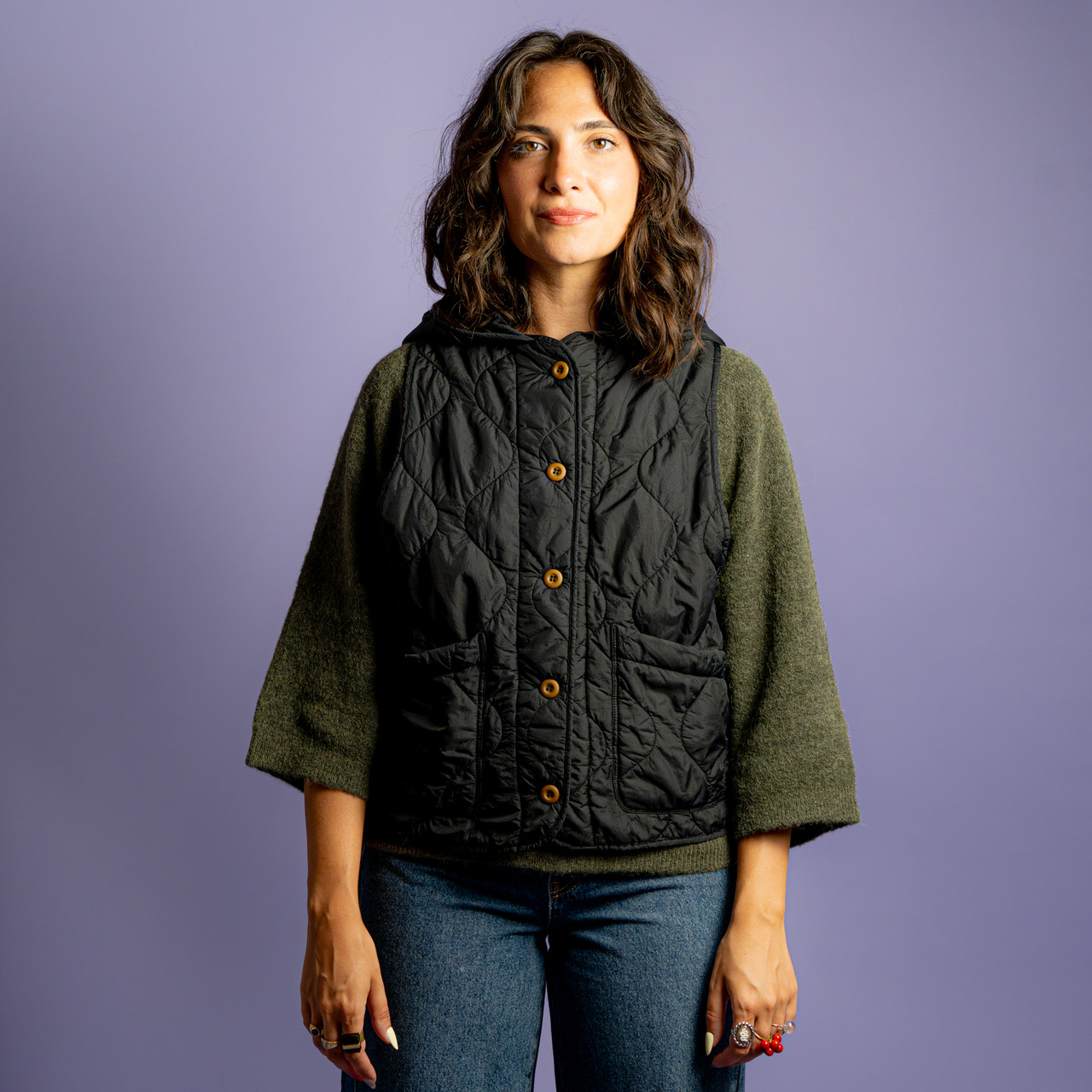 Gilet imbottito nero -  - Le Conturbanti Concept Store